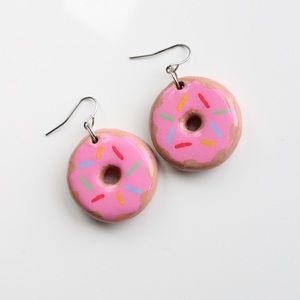 Donut earrings